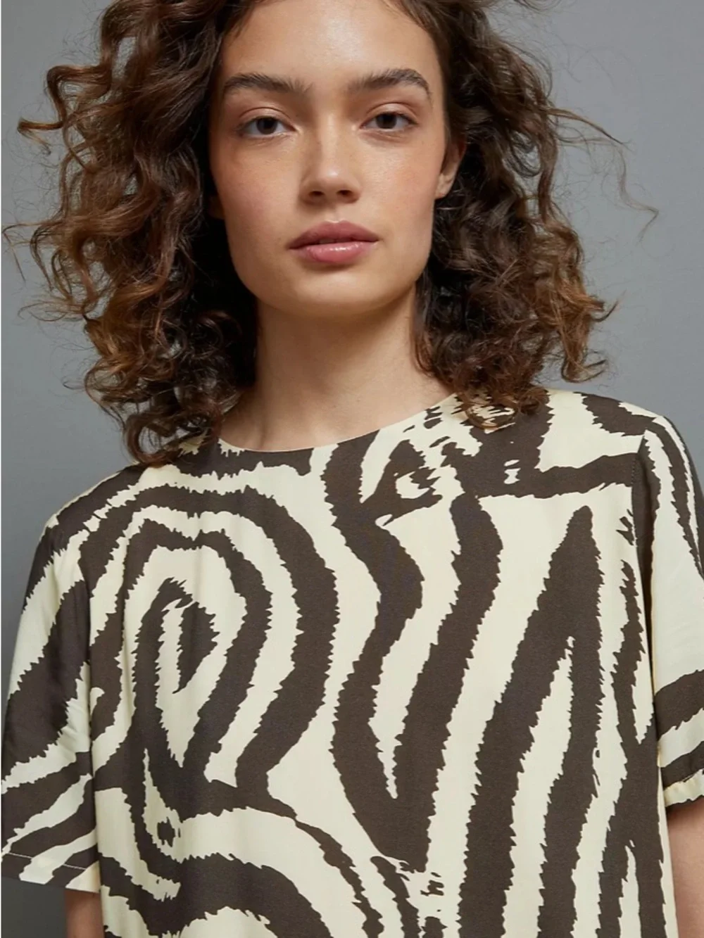 Anthropologie Corey Lynn Calter Zebra Maxi Tee Dress Size XSP - Picture 3 of 14